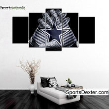 Load image into Gallery viewer, Dallas Cowboys Gloves Wall Canvas