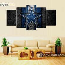 Load image into Gallery viewer, Dallas Cowboys Rock Style Wall Canvas 1