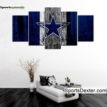 Load image into Gallery viewer, Dallas Cowboys Rough Look Wall Canvas 1