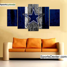 Load image into Gallery viewer, Dallas Cowboys Rough Look Wall Canvas 1