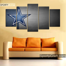 Load image into Gallery viewer, Dallas Cowboys Simple Star Wall Canvas
