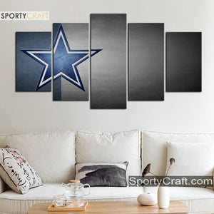Dallas Cowboys Simple Star Wall Canvas