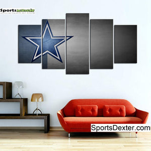 Dallas Cowboys Simple Star Wall Canvas