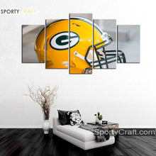 Load image into Gallery viewer, Green Bay Packers Helmet Wall Canvas