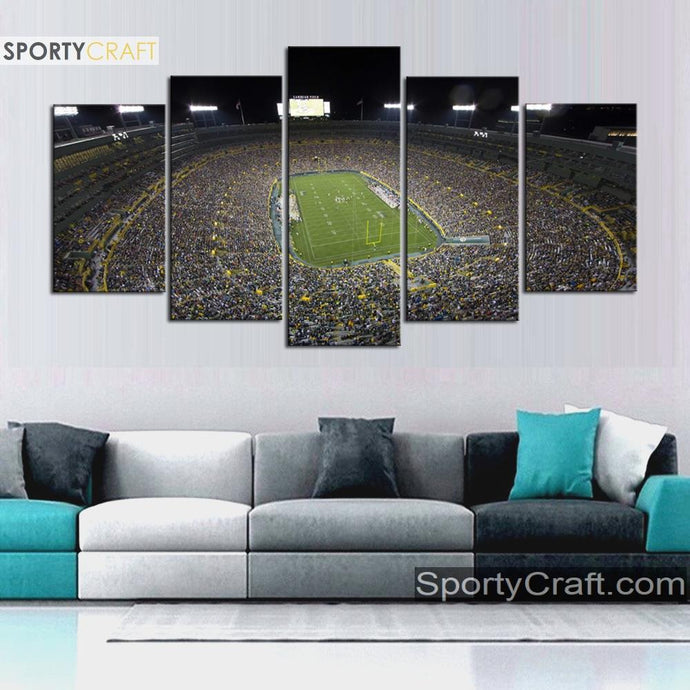 Green Bay Packers Stadium Wall Canvas 3