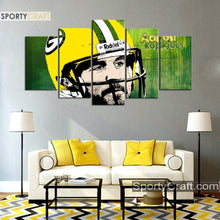 Load image into Gallery viewer, Aaron Rodgers Green Bay Packers Artistic Wall Canvas
