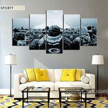 Load image into Gallery viewer, Green Bay Packers Snow Game Wall Canvas 1
