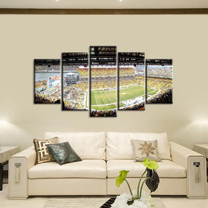 Pittsburgh Steelers Stadium 5 Pieces Painting Canvas