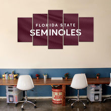 Load image into Gallery viewer, Florida State Seminoles Football Fabric Look Canvas
