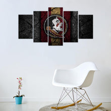 Load image into Gallery viewer, Florida State Seminoles Football Rock Style 5 Pieces Painting Canvas