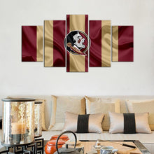 Load image into Gallery viewer, Florida State Seminoles Football Fabric Flag Canvas