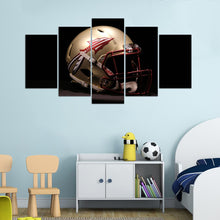 Load image into Gallery viewer, Florida State Seminoles Football Skull 5 Pieces Painting Canvas