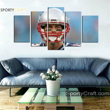 Load image into Gallery viewer, Tom Brady Look New England Patriots Wall Canvas 1