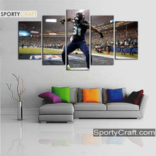 Load image into Gallery viewer, Seattle Sea Hawks Kam Chancellor 5 Pieces Canvas