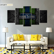 Load image into Gallery viewer, Seattle Sea Hawks Rock Style 5 Pieces Canvas Canvas