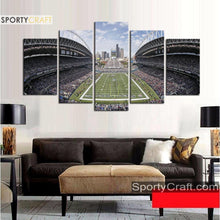 Load image into Gallery viewer, Seattle Sea Hawks Stadium 5 Pieces Canvas