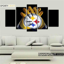 Load image into Gallery viewer, Pittsburgh Steelers Gloves Wall Canvas