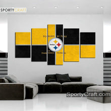 Load image into Gallery viewer, Pittsburgh Steelers Wall Art Canvas