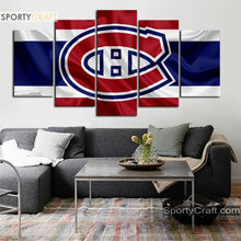 Load image into Gallery viewer, Montreal Canadiens Fabric Style Canvas