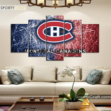 Load image into Gallery viewer, Montreal Canadiens Scratchy Canvas