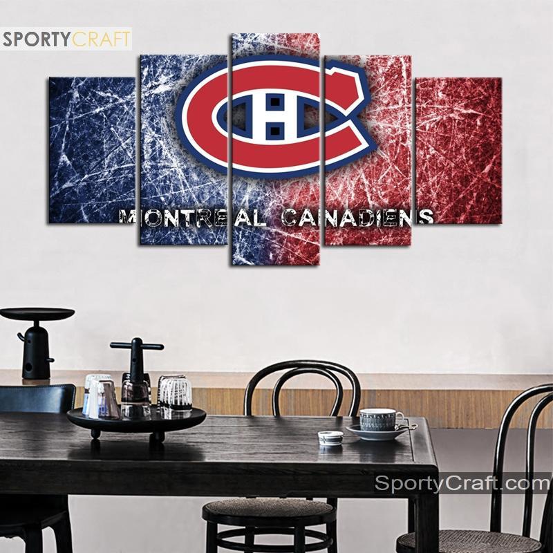Montreal Canadiens Scratchy Canvas