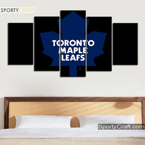 Toronto Maple Leafs Simple 5 Pieces Art Canvas 2