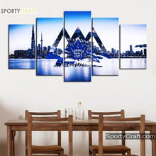 Load image into Gallery viewer, Toronto Maple Leafs City 5 Pieces Art Canvas 2