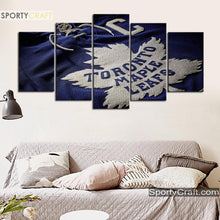 Load image into Gallery viewer, Toronto Maple Leafs Shirt 5 Pieces Art Canvas 2