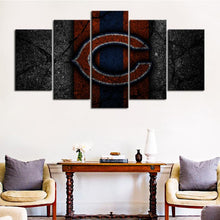 Load image into Gallery viewer, Chicago Bears Rock Style Wall Canvas 1