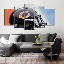 Load image into Gallery viewer, Chicago Bears Helmet Wall Canvas