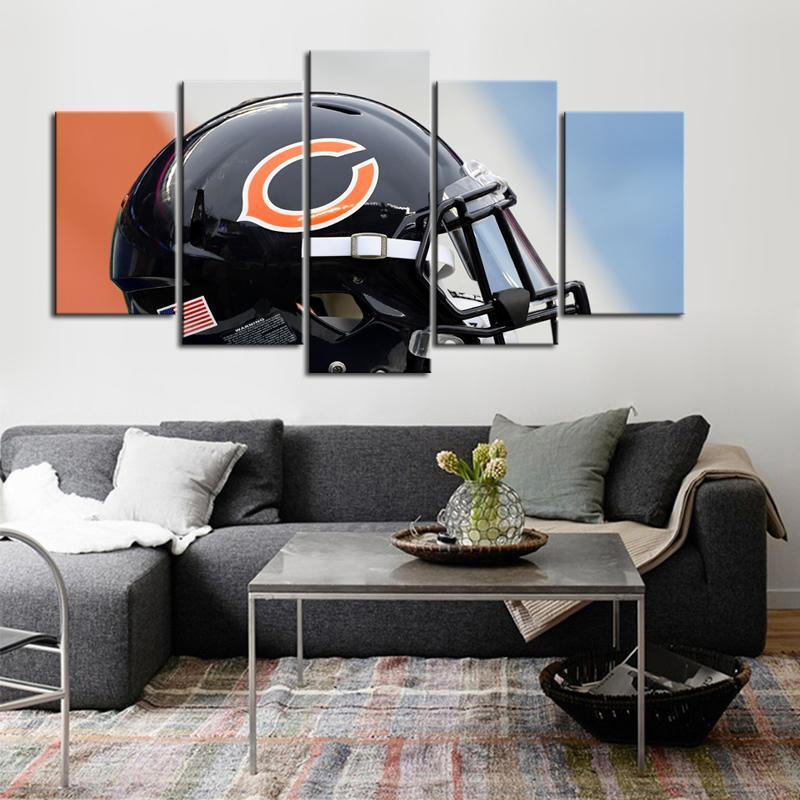 Chicago Bears Helmet Wall Canvas