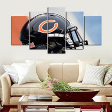 Load image into Gallery viewer, Chicago Bears Helmet Wall Canvas