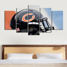 Load image into Gallery viewer, Chicago Bears Helmet Wall Canvas