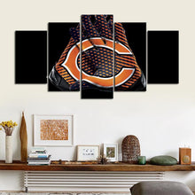 Load image into Gallery viewer, Chicago Bears Gloves Look Wall Canvas