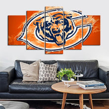 Load image into Gallery viewer, Chicago Bears Paint Splash Wall Canvas 1