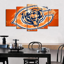 Load image into Gallery viewer, Chicago Bears Paint Splash Wall Canvas 1
