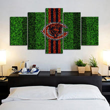 Load image into Gallery viewer, Chicago Bears Grass Field Wall Canvas