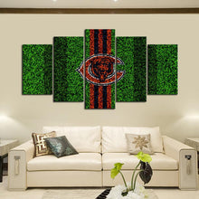 Load image into Gallery viewer, Chicago Bears Grass Field Wall Canvas