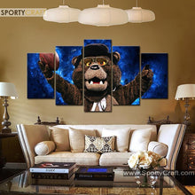 Load image into Gallery viewer, Chicago Bears Mascot Wall Art Canvas