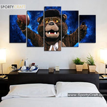 Load image into Gallery viewer, Chicago Bears Mascot Wall Art Canvas