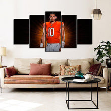 Load image into Gallery viewer, Mitch Trubisky Chicago Bears Wall Art Canvas