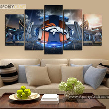 Load image into Gallery viewer, Denver Broncos Tech Look Canvas