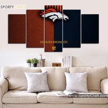 Load image into Gallery viewer, Denver Broncos Leather Style Canvas