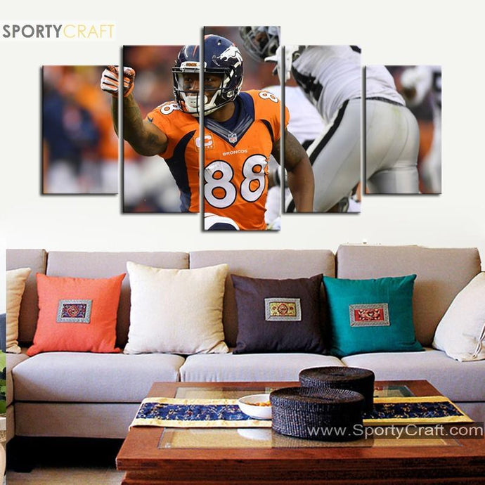 Demaryius Thomas Denver Broncos Canvas