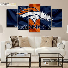 Load image into Gallery viewer, Denver Broncos Fabric Style Canvas