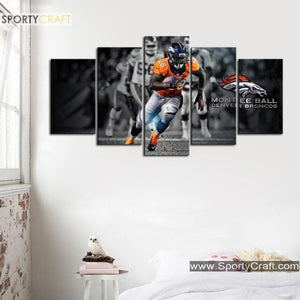 Montee Ball Denver Broncos Canvas