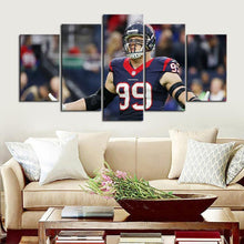 Load image into Gallery viewer, J. J. Watt Houston Texans Canvas