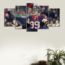 Load image into Gallery viewer, J. J. Watt Houston Texans Canvas