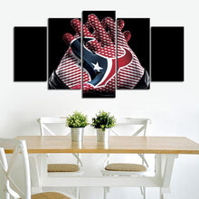 Load image into Gallery viewer, Houston Texans Gloves Look Canvas