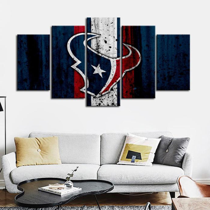 Houston Texans Rough Look Canvas